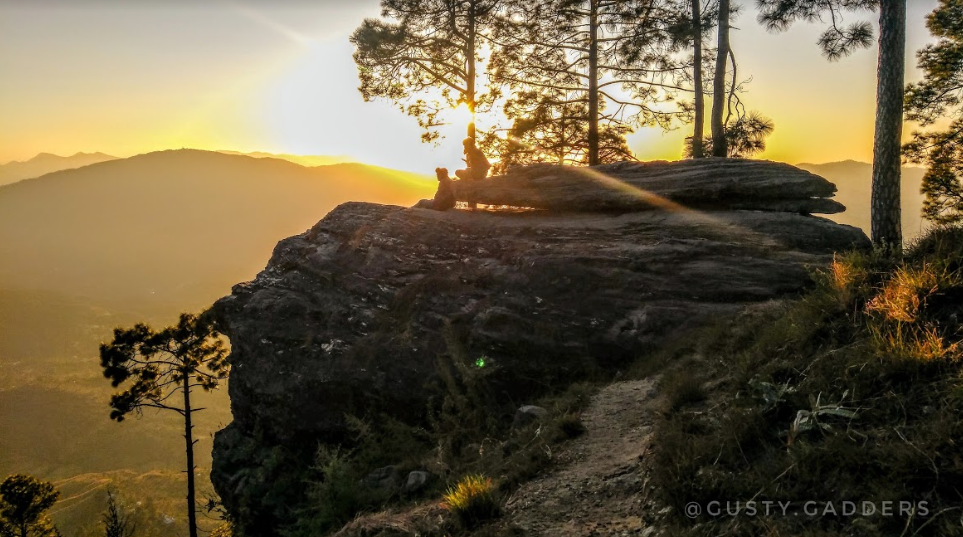 Sunset Point at Kasar Devi Temple, Kasar