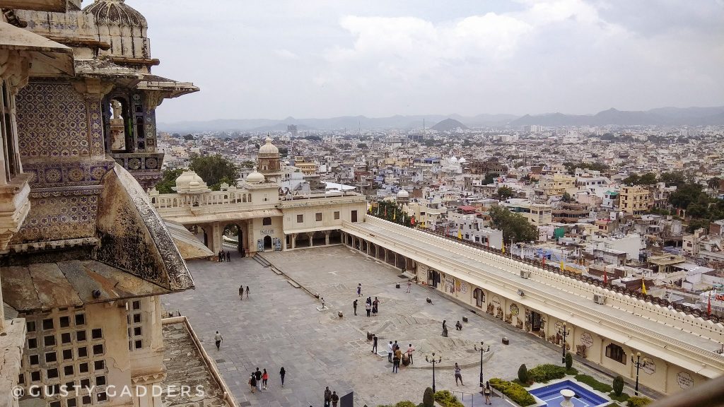 Udaipur looks serene from the top of palace