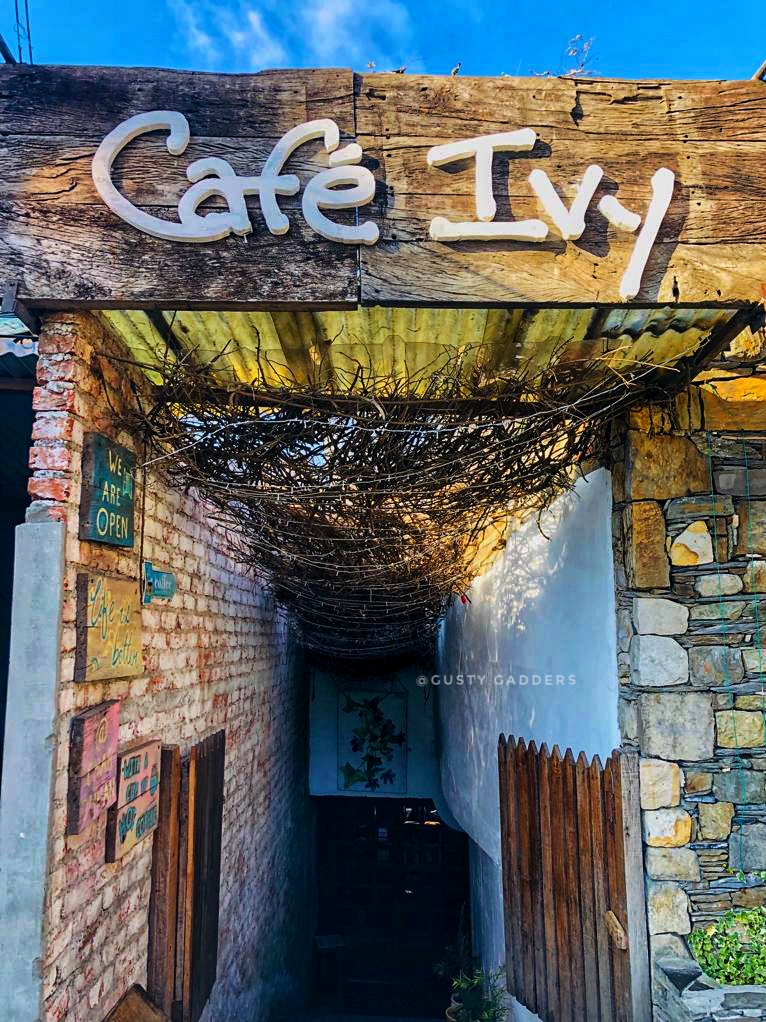 Entrance Door of Cafe Ivy, Landour