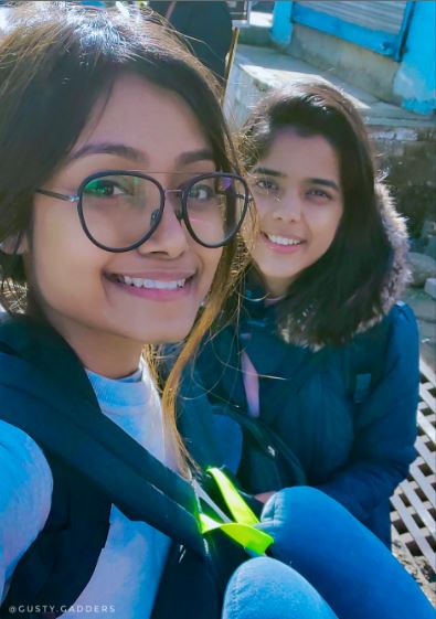 Two Girls in blue jacket in Bir