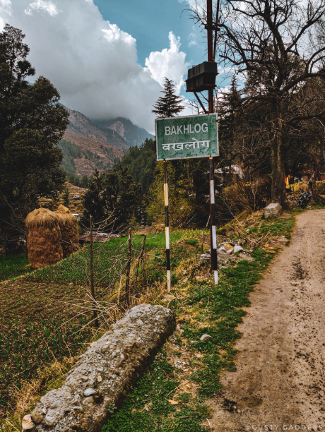 showing starting point from Barot Valley.