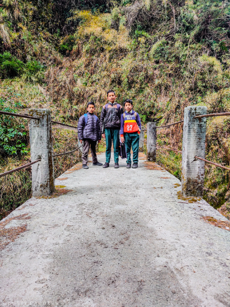 to depict the dedication of school children at Barot Valley.