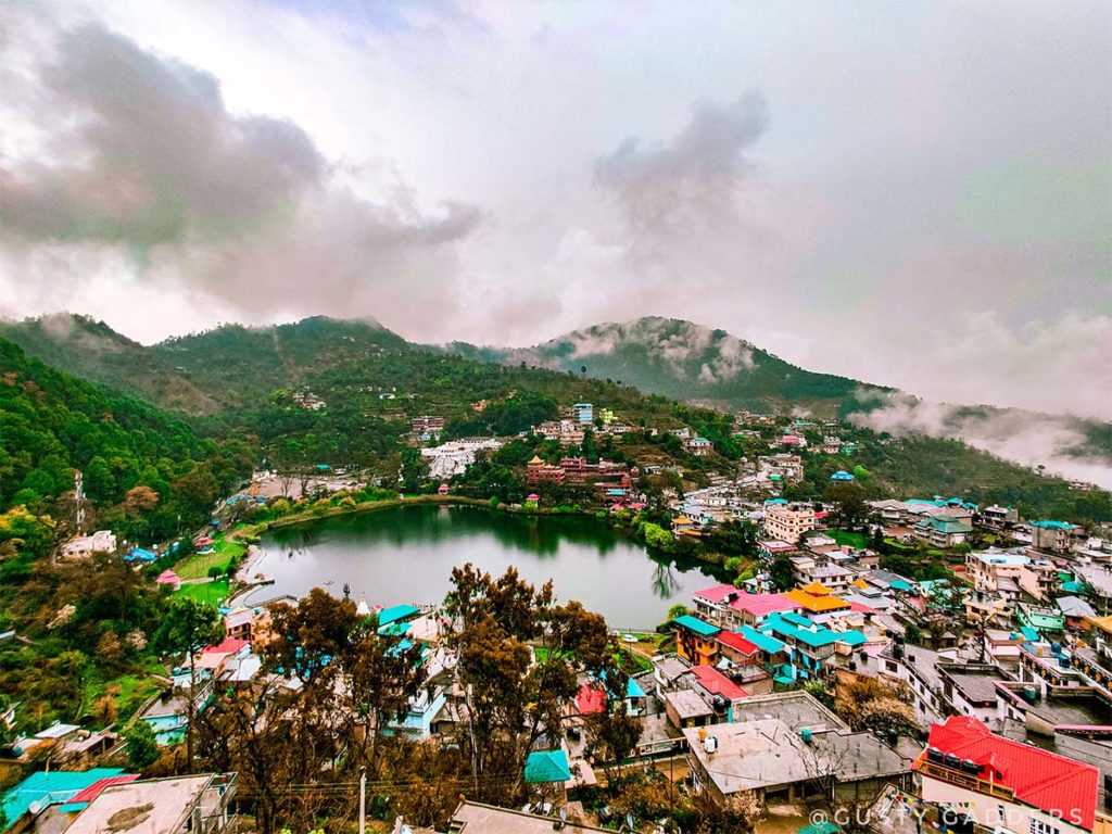 Whole Rewalsar is surrounded around the lake looks amazing from the top.