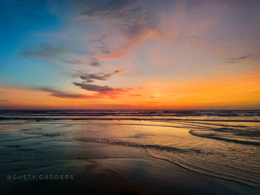 Sea Shore of Arabian Sea in Gokarna at the Time of Sunset