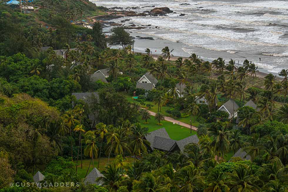 Goa Itinerary- day 1, From top of Chapora fort, Goa